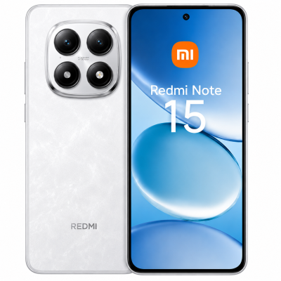 Redmi Note 15 128GB 6GB RAM smartphone with a sleek design, high-quality display, and advanced camera system