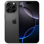 iPhone 16 Pro Max 256GB in Black Titanium with a premium titanium design, large display, and advanced Pro camera system